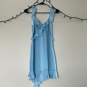 Abercrombie XS Baby Blue Ruffle Dress